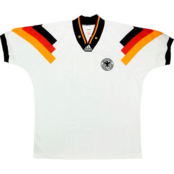 Tailandia Camiseta Alemania 1ª Retro 1992 1994 Blanco